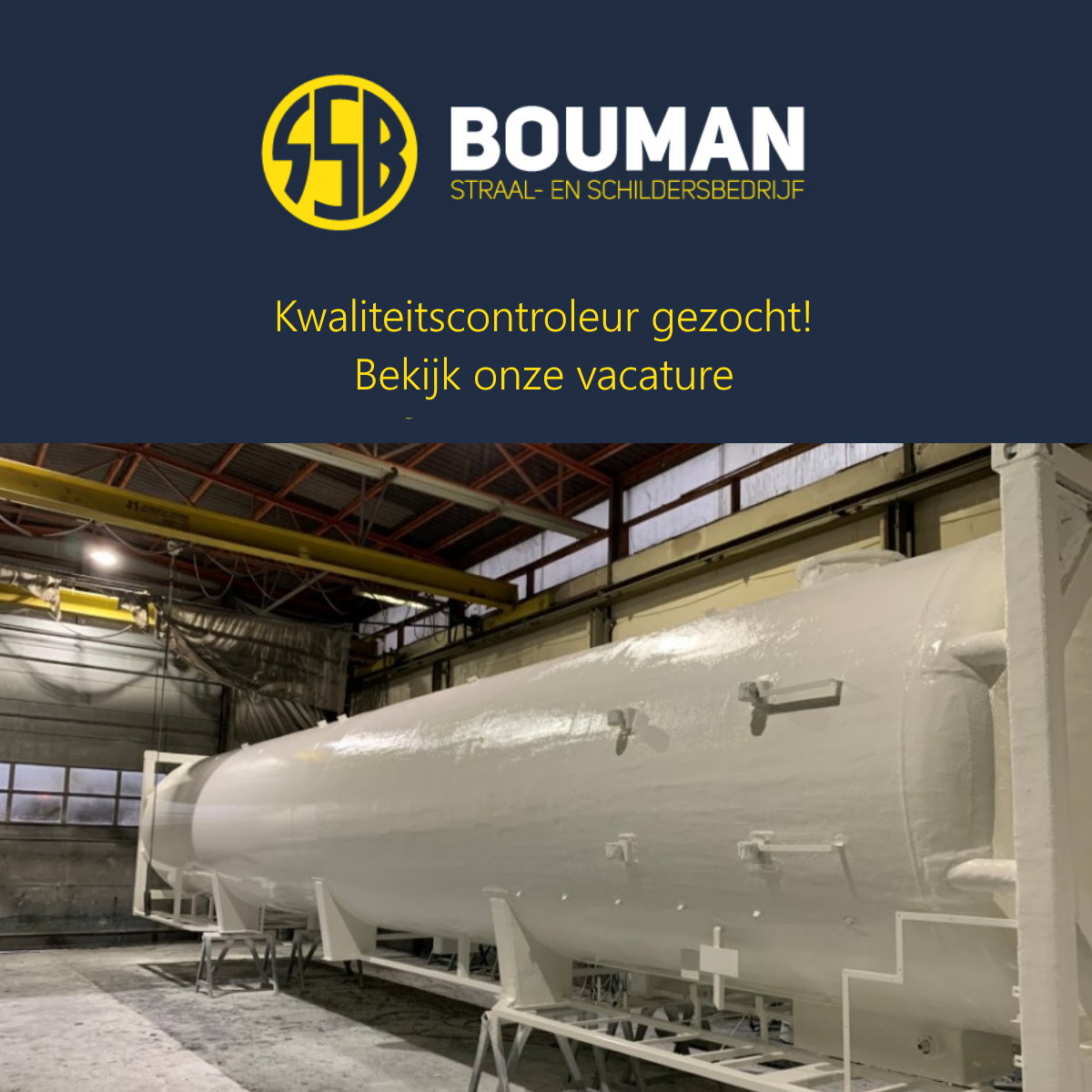 Vacature Kwaliteitscontroleur: Direct aan aan de slag bij SSB Bouman.