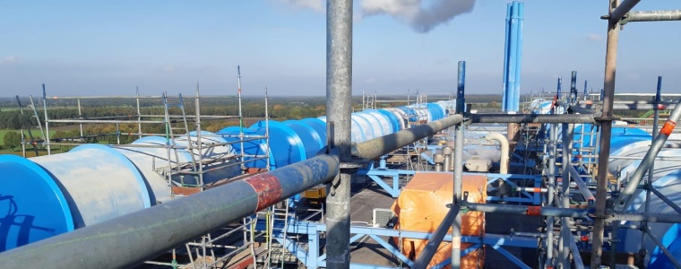 SSB Bouman kan met een straalcabine op locatie komen in Flevoland. 